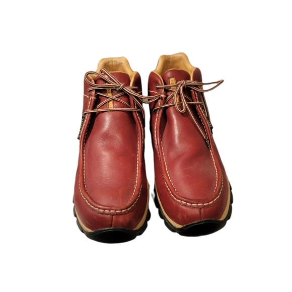 Perry Ellis America Progress High Leather Boots/Size 13 Chukka Boots Lace Up Y2K - Picture 4 of 11